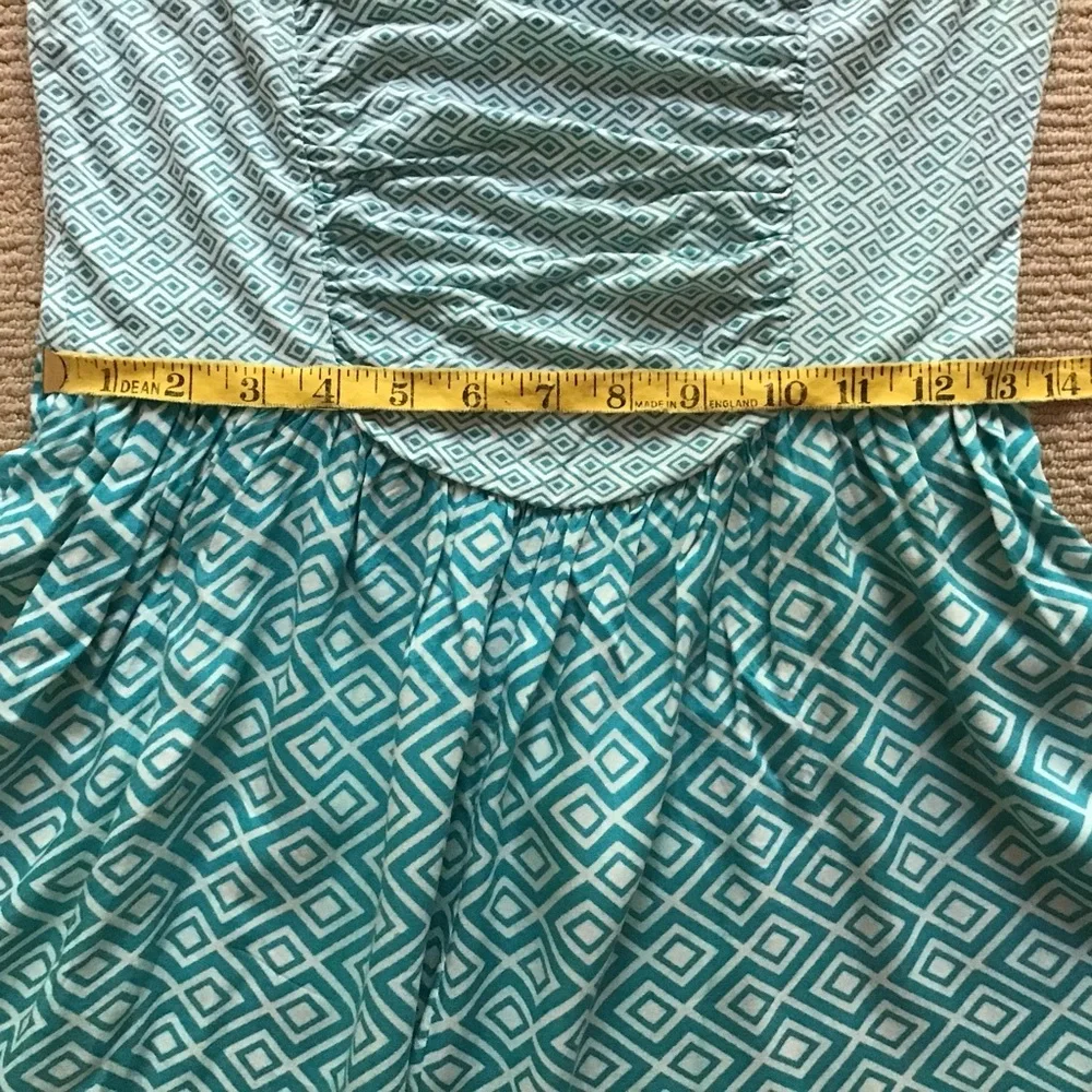 Roxy Teal Strapless Romper - Picture 5 of 8